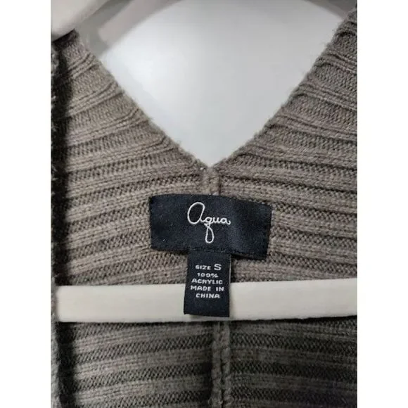 Aqua Open Longline Open Cardigan S/M - Picture 3 of 11